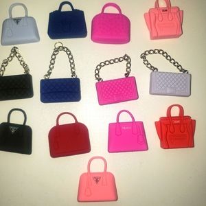 5 logo mini Charm bags